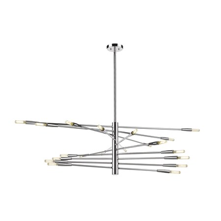 Z-Lite Ascension 20 Light Chandelier, Chrome 737-20CH